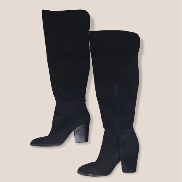 Over the Knee Leather Boots - Picture 2 of 3